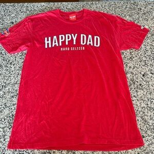 Happy dad hard seltzer shirt XL new